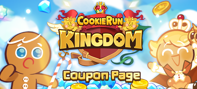 Coupon Registration - Cookie Run: Kingdom